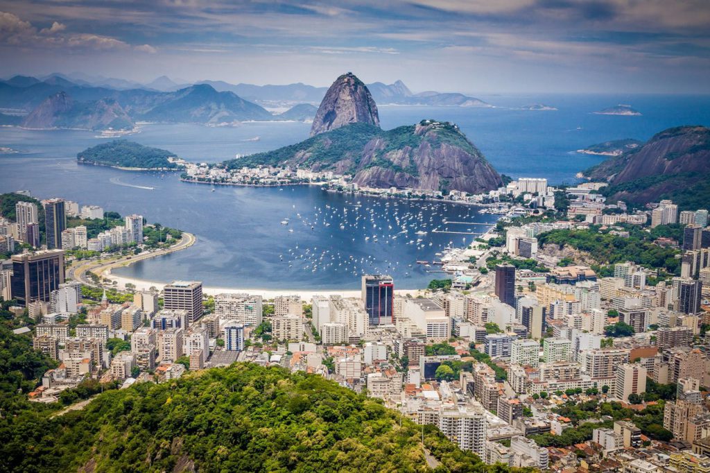Панорама Рио-де-Жанейро в Бразилии