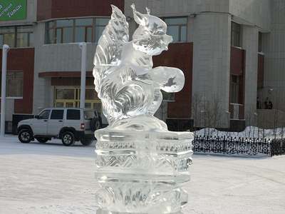 Фестиваль ледяных скульптур в Новом Уренгое