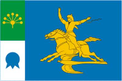 Флаг города Салават. Республика Башкортостан.