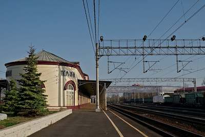 Железнодорожный вокзал города Клин